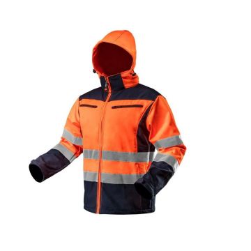 Jacheta de lucru, portocaliu, marime XL, Neo 81-701-XL