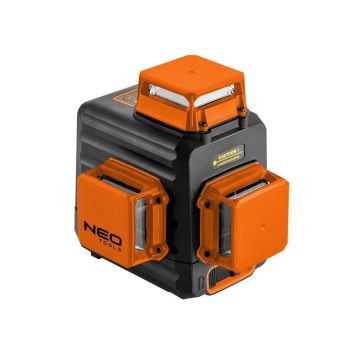 Nivela laser, 3D, verde, cu geanta, incarcator si suport magnetic, 20 m, NEO