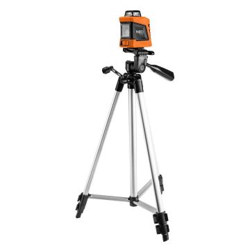 Nivela laser, orizontal 360, rosu, cutie si trepied 1.5 m, 15 m, NEO