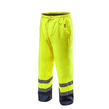Pantaloni de lucru, tesatura Oxford, impermeabili, galben, model Visibility, marimea L/52, NEO