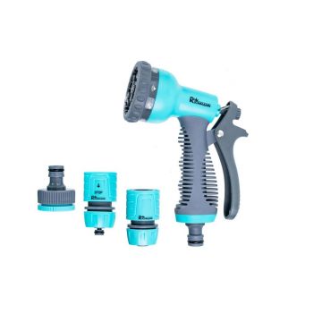 Pistol stropit gradina, tip dus, 9 moduri, plastic, cu accesorii,Richmann