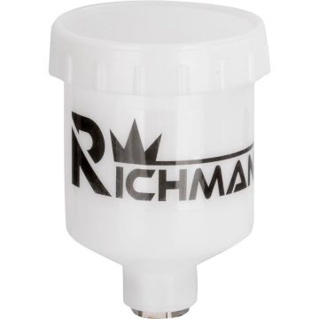 Vas plastic rezerva pentrupistol vopsit C0856,0.15L,Richmann