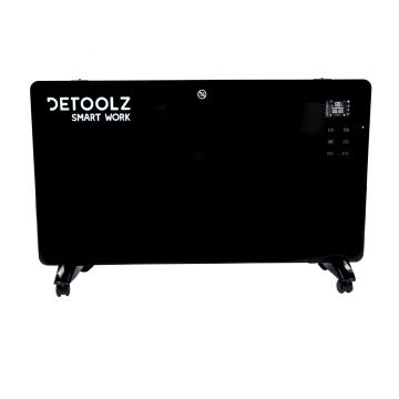 Convector electric 1000W/2000W, negru