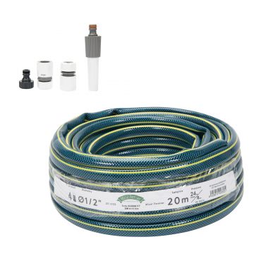 Furtun BLUEBOS PLUS 1/2' 20m cu set duze