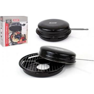 Gratar portabil Algon negru 30cm