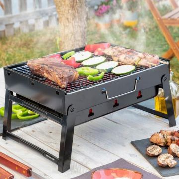 Gratar portabil pliabil pe carbuni Bearbq