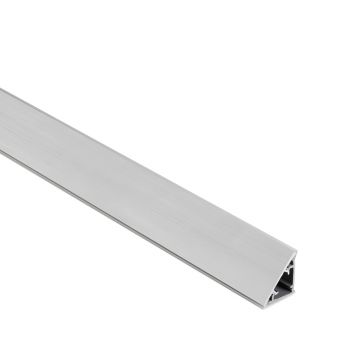 Profil inaltator pentru blat bucatarie LU5, aluminiu lucios, 4 m