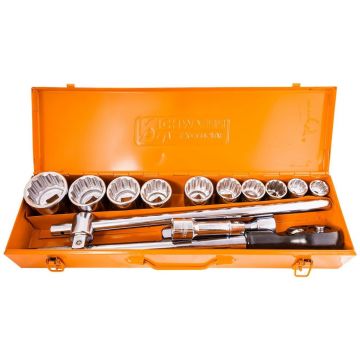 Trusa tubulare, pentru camion, 3/4'', 22-50 mm, 10 buc, RICHMANN