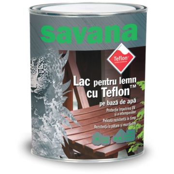 Lac pentru lemn, interior/exterior, Savana ECO, 0.75L, incolor