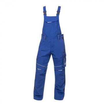 Pantaloni de lucru cu pieptar URBAN - albastru bleumarin