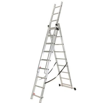 Scara Aluminiu Multifunctionala,3 tronsoane,9 trepte,Rotor KME309