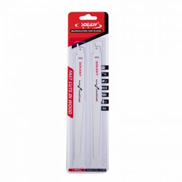 Set 2 lame pend. sabie 225*19*0.9 10TPI lemn HCS