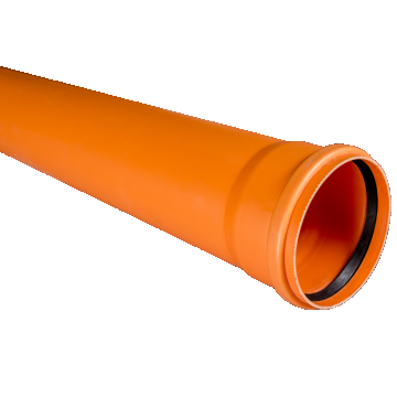 Teava canalizare exterioara Valplast, PVC, SN4, Ø 250 mm, lungime 6 m