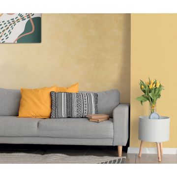 Vopsea decorativa pentru interior, efect I Coordinati – CeboLife Active, CeboStyle Antico Silver Active, finsaj metalic