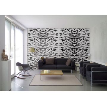 Vopsea decorativa pentru interior, efect JUNGLE: TIGRE BIANCA, finisaj satinat