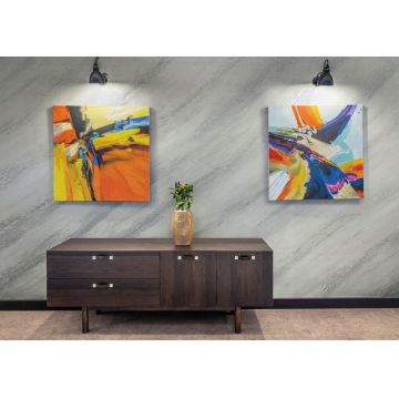 Vopsea decorativa pentru interior, efect METEORE 10 MARMORIZZATO, finisaj lucios