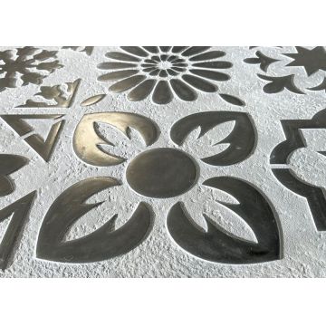 Vopsea decorativa pentru interior, efect VALMETAL, finisaj metalic