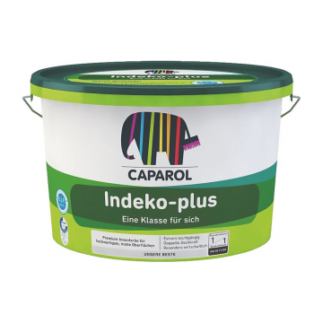 Vopsea interior Caparol Indeko-plus + dubla putere de acoperire, alb, 2,5 l