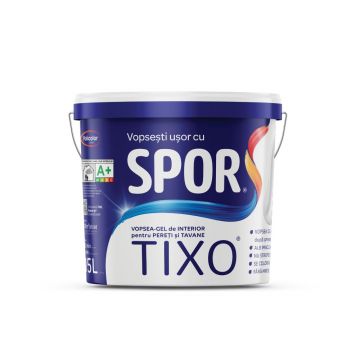 Vopsea lavabila interior Spor Tixo, alb, 15 l