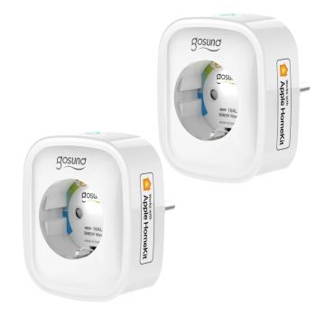 Pachet 2 prize smart Gosund SP1-C cu Wi-Fi, Control vocal, 3680 W, 16 A