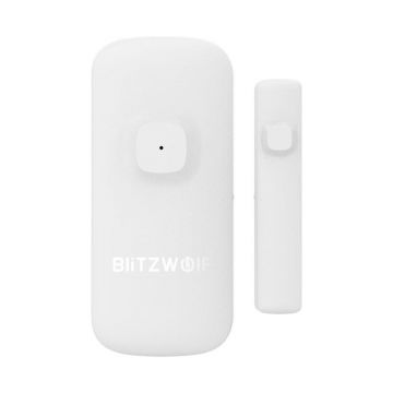 Senzor de contact pentru usa / fereastra BlitzWolf BW-IS2, Wi-Fi, Control ZigBee, Baterie 500 mAh