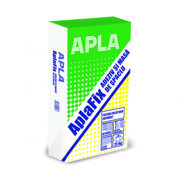 Adeziv pentru lipirea si spacluirea polistirenului expandat, Apla, AplaFix, 25 kg