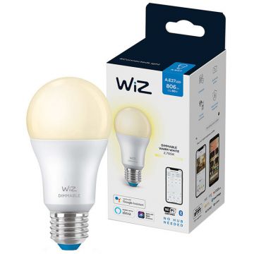 Bec LED inteligent Dimmable Wi-Fi + Bluetooth A60 E27 8W (60W) 2700K 806 lumeni