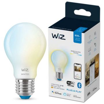 Bec LED inteligent Wi-Fi Bluetooth A60 E27 7W (60W) 806 lm temperatura lumina regabila