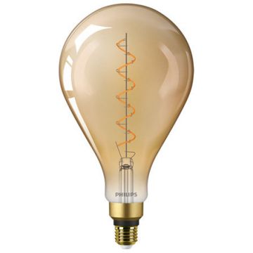 Bec LED vintage Classic-Giant A160 E27 4.5W (28W) 300 lumeni lumina calda tip flacara (1800K) Auriu Bec LED vintage Classic-Giant A160 E27 4.5W (28W) 300 lumeni lumina calda tip flacara (1800K) Auriu