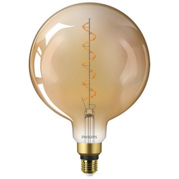 Bec LED vintage Classic-Giant G200 E27 4.5W (28W) 300 lumeni lumina calda tip flacara (1800K) Auriu Bec LED vintage Classic-Giant G200 E27 4.5W (28W) 300 lumeni lumina calda tip flacara (1800K) Auriu
