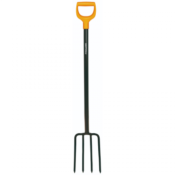 Furca Fiskars Solid, coada metal, lama otel, 4 dinti, 2.1 kg