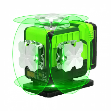 Nivela laser 16 linii cu dioda verde, Bluetooth, accesorii incluse Huepar P04CG