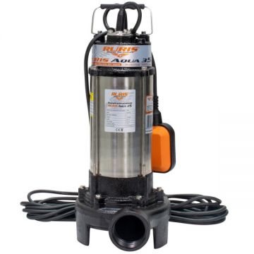 Pompa Apa Murdara Ruris Aqua 35 Cu Tocator, 1300 W,18m3/h, H Refulare 12 M , Carscasa Inox