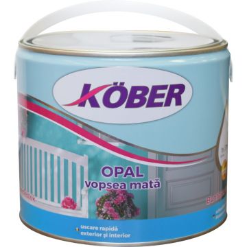 Vopsea alchidica/email Opal, interior/exterior, gri antracit mat, 2.5 l