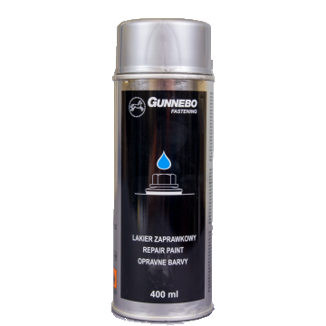 Vopsea spray pentru reparatii Gunnebo, maro RAL 8017, interior/exterior, 400 ml