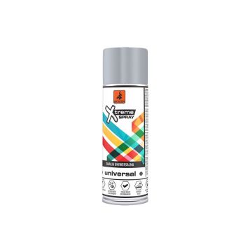 Vopsea spray universala Dragon Xtreme, gri deschis RAL 7035, mat, interior/exterior, 400 ml