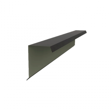 Bordura Fronton Ecodach, gri RAL 7016, lucios, 2 m