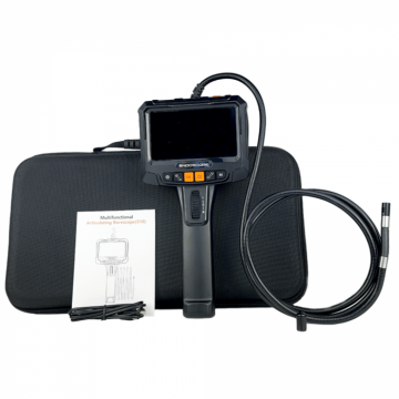 Camera endoscopica 1080P cu display LCD, 2 lentile 2MP, 8.5mm x 1.5m