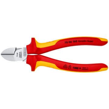 Cleste VDE 1000V cu tais lateral, 160mm, Knipex 70 06 160