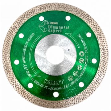 Disc DiamantatExpert KCUT pt. Portelan dur, Placi dure, Ceramica dura, 125x22.2 (mm) Premium - DXDY.KCUT.125