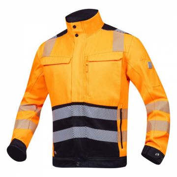 Jacheta reflectorizanta de lucru SIGNAL+ - portocaliu negru
