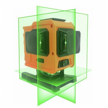 Nivela Laser Verde 3D multilinie 3x360°, 15m, Li-Ion, 3D - CNO-LF.3D
