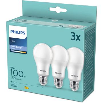 Pachet 3 becuri LED 100W A67 E27 CDL FR ND Pachet 3 becuri LED 100W A67 E27 CDL FR ND