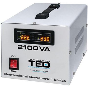 STABILIZATOR TENSIUNE SERVOMOTOR 2100VA TED ELECTRIC