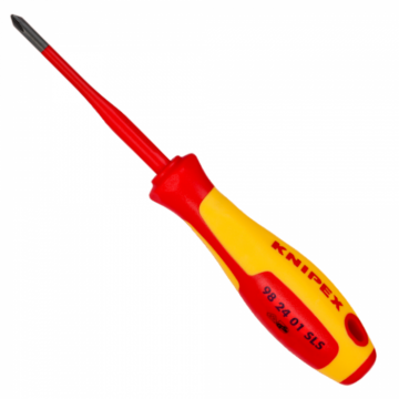 Surubelnita VDE slim PlusMinus, profil Phillips PH1, 187mm, Knipex 98 24 01 SLS