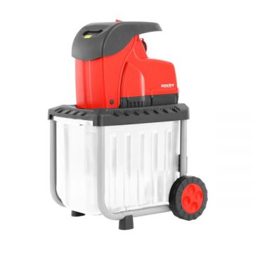 Tocator pentru crengi si resturi vegetale, HECHT 6284 XL, motor electric, putere 2800 W, diametru maxim de taiere crengi 4.5 cm, cutie 60 litri