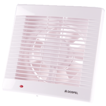 Ventilator axial uz casnic Dospel Polo6 150S, 20 W, diametru 150 mm,  280 mc/h, alb,  209 x 209 mm