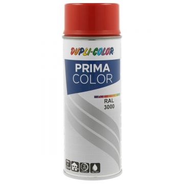 Vopsea spray Dupli-Color Prima, RAL 3000 rosu foc, 400 ml