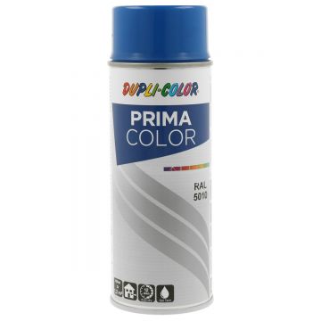 Vopsea spray Dupli-Color Prima, RAL 5010 albastru gentian, 400 ml