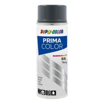 Vopsea spray Dupli-Color Prima, RAL 7011 gri otel, 400 ml